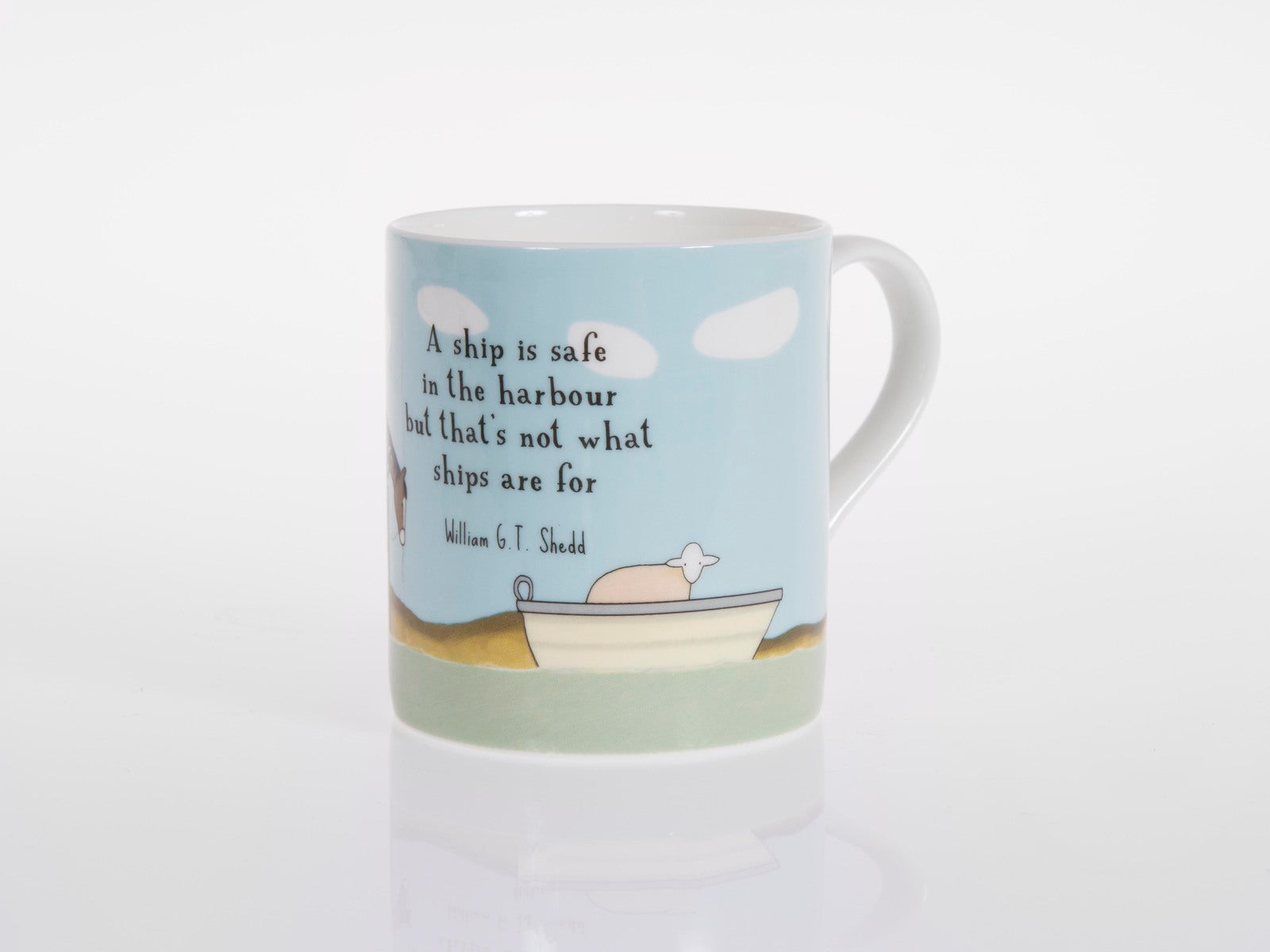 Sheep Sets Sail Bone China Cup