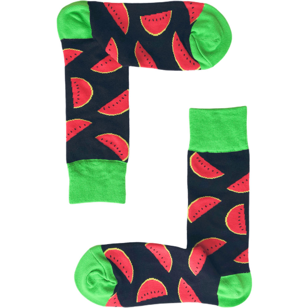 Watermelon Socks Available in sizes 3 - 8