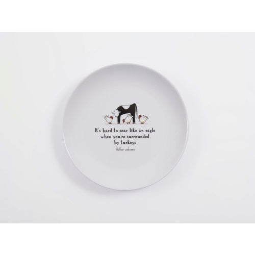 Getting Grounded Plate Small Ceramic Plate