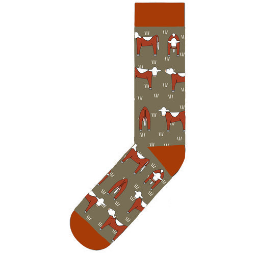 Red Tractor Designs - Herefords Cotton Socks