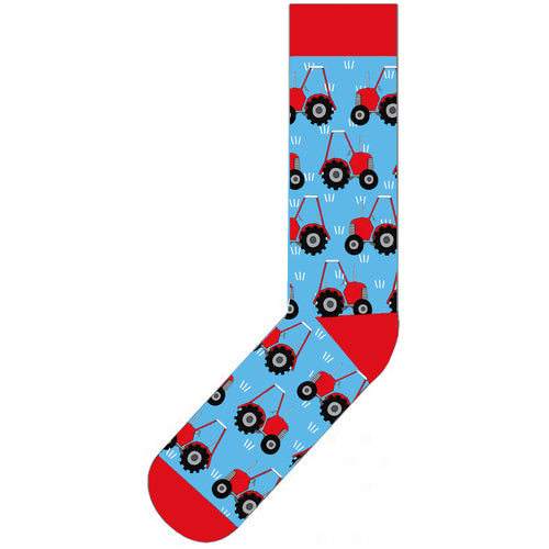 Red Tractor designs - tractor Cotton Socks