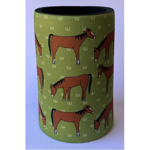 red tractor designs - Horse Stubby Holder